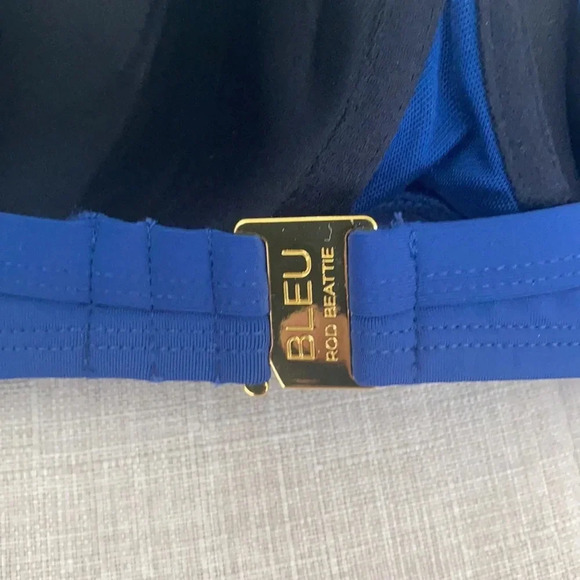 Bleu Rod Beattie Shirred Underwire Bikini Top Size 36D Bottom Size 6 - Picture 10 of 14
